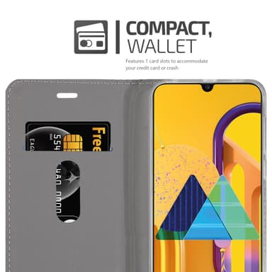 Samsung Galaxy M21 / M30s Plånboksfodral Skal (Grå)