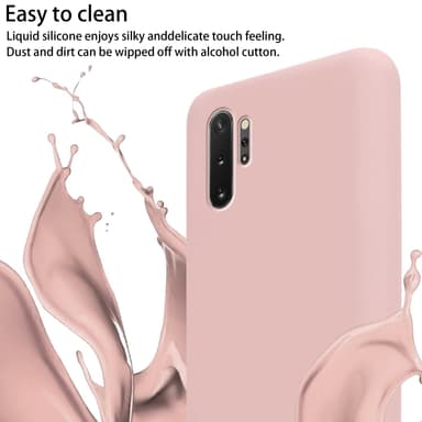 Samsung Galaxy NOTE 10 PLUS Skal Fodral Kedja (Rosa)
