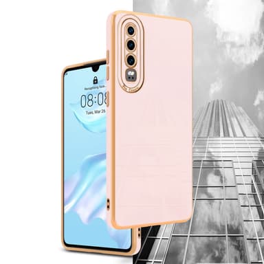 Huawei P30 Skal Fodral Case (Rosa)