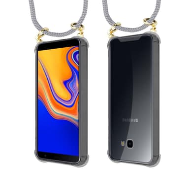 Samsung Galaxy J4 PLUS Skal Fodral Kedja (Grå)