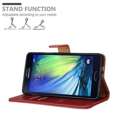 Samsung Galaxy A7 2015 Plånboksfodral Skal (Röd)