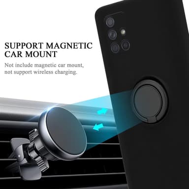 Skal Samsung Galaxy A51 4G / M40s Fodral Case (Svart)