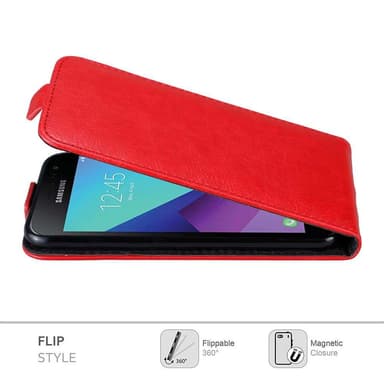 Samsung Galaxy XCover 3 Flipfodral Skal (Röd)