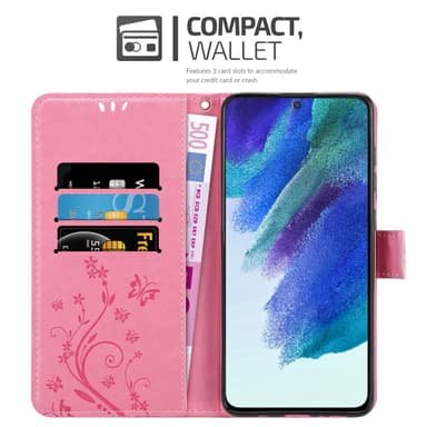 Samsung Galaxy S22 PLUS Plånboksfodral Skal (Rosa)