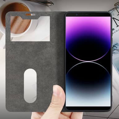 OnePlus 5T Plånboksfodral Skal (Svart)
