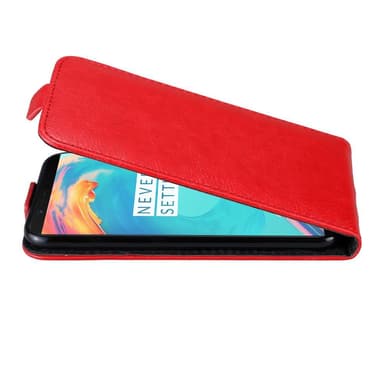 OnePlus 5T Flipfodral Skal (Röd)