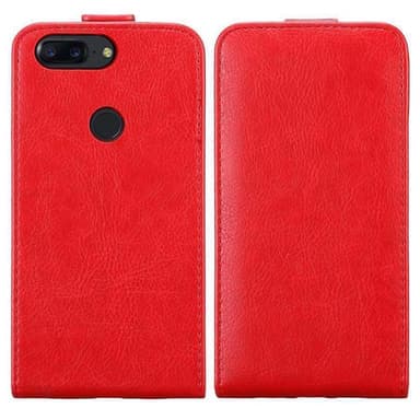 OnePlus 5T Flipfodral Skal (Röd)