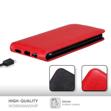 OnePlus 5T Flipfodral Skal (Röd)