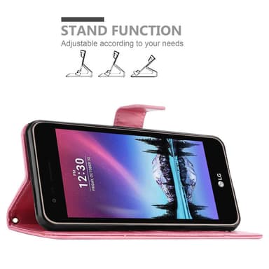 LG K4 2017 Plånboksfodral Skal (Rosa)