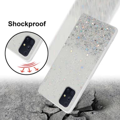Samsung Galaxy M31s Skal Fodral Case (Genomskinlig)