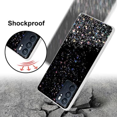 Oppo Reno6 5G Skal Fodral Case (Svart)