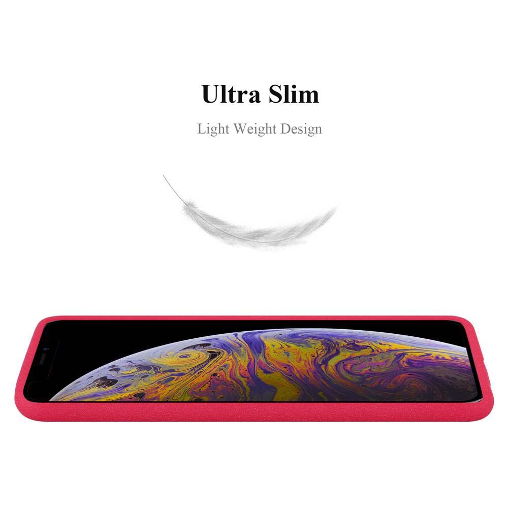 Skal iPhone XS MAX Fodral Case (Röd)