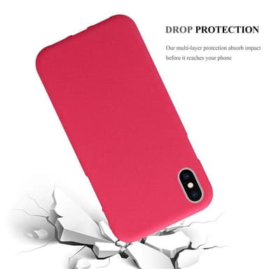 Skal iPhone XS MAX Fodral Case (Röd)