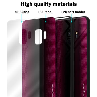 Samsung Galaxy S9 Skal Fodral Case (Rosa)