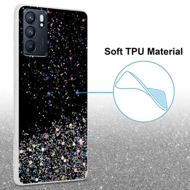 Oppo Reno6 5G Skal Fodral Case (Svart)