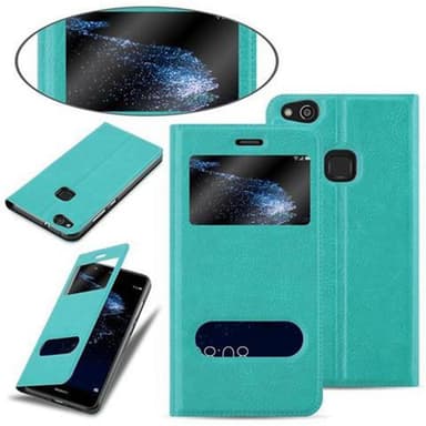 Huawei P10 LITE Plånboksfodral Skal (Turkos)