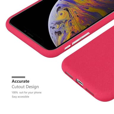 Skal iPhone XS MAX Fodral Case (Röd)