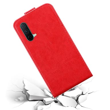 OnePlus Nord CE 5G Flipfodral Skal (Röd)