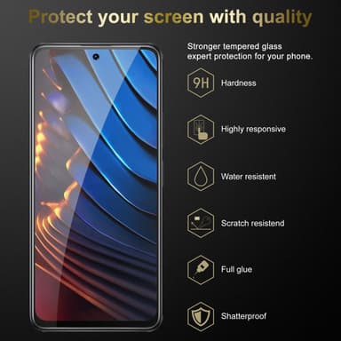 Xiaomi POCO X3 GT 3x Skyddsglas Skyddsfilm Skärmskydd