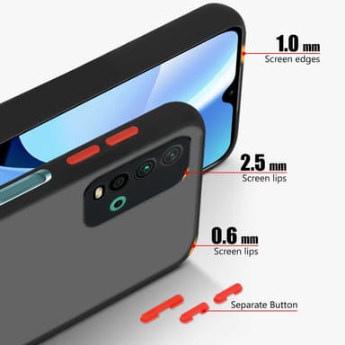 Xiaomi RedMi 9T Skal Fodral Case (Svart)