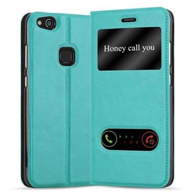 Huawei P10 LITE Plånboksfodral Skal (Turkos)