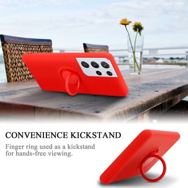 Skal Samsung Galaxy S24 ULTRA Fodral Case (Röd)