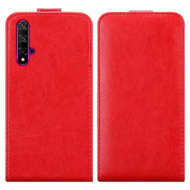Honor 20 / 20S / Huawei NOVA 5T Flipfodral Skal (Röd)