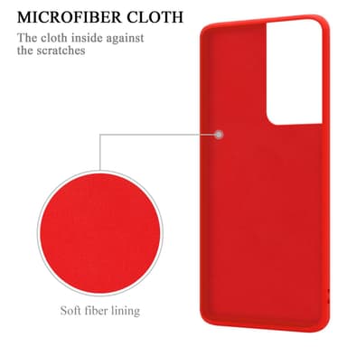 Skal Samsung Galaxy S24 ULTRA Fodral Case (Röd)