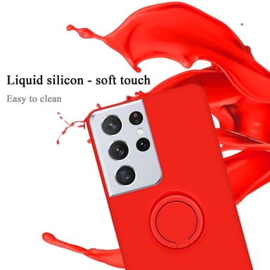 Skal Samsung Galaxy S24 ULTRA Fodral Case (Röd)