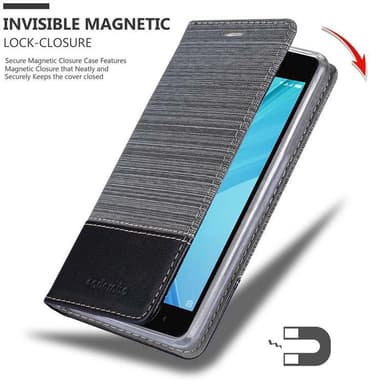 Xiaomi RedMi NOTE 5A PRIME Plånboksfodral Skal (Grå)