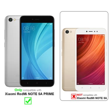 Xiaomi RedMi NOTE 5A PRIME Plånboksfodral Skal (Grå)