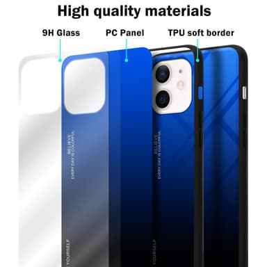 iPhone 12 MINI Skal Fodral Case (Svart)