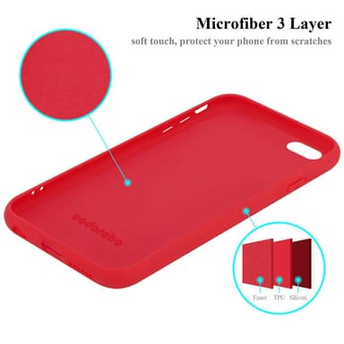 iPhone 6 PLUS / 6S PLUS Skal Fodral Case (Röd)