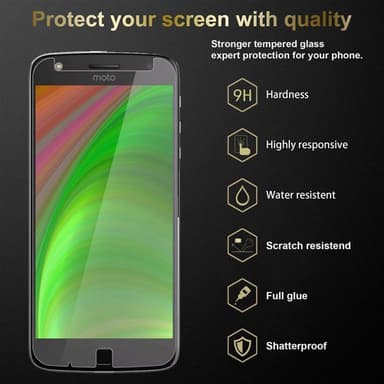 Motorola MOTO Z PLAY 3x Skyddsglas Skyddsfilm