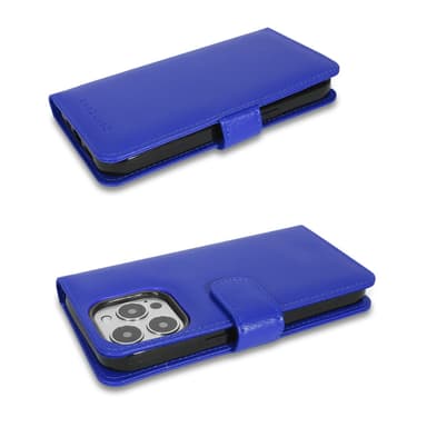 iPhone 13 PRO Plånboksfodral Skal (Blå)