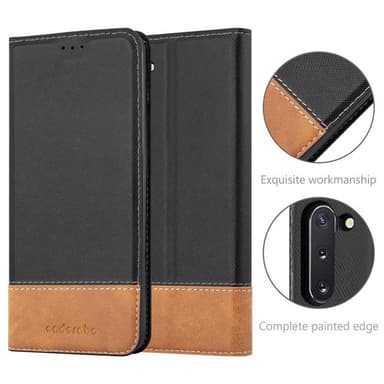 Samsung Galaxy NOTE 10 Skal Fodral Case (Svart)