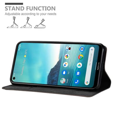Nokia 3.4 Skal Fodral Case (Brun)