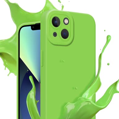iPhone 14 Skal Fodral Case (Grön)