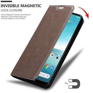 Nokia 3.4 Skal Fodral Case (Brun)