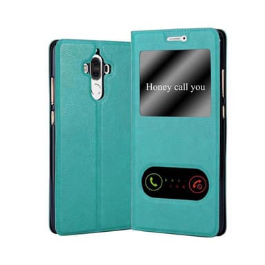 Huawei MATE 9 Plånboksfodral Skal (Turkos)