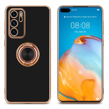 Huawei P40 Skal Fodral Case (Svart)