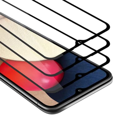 Samsung Galaxy A02s 3x Skyddsglas Skyddsfilm Skärmskydd
