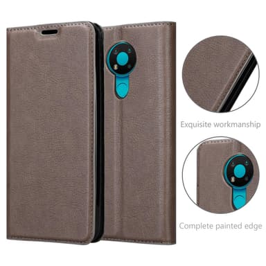 Nokia 3.4 Skal Fodral Case (Brun)