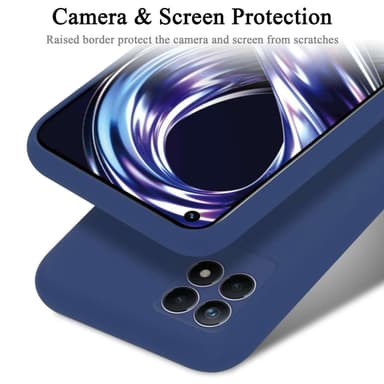 Realme 8i / Narzo 50 4G Skal Fodral Case (Blå)
