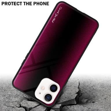 iPhone 12 MINI Skal Fodral Case (Rosa)