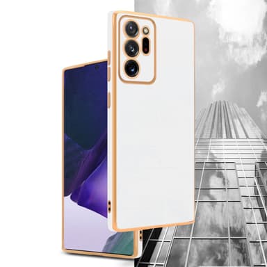 Samsung Galaxy NOTE 20 ULTRA Skal Fodral Case (Vit)