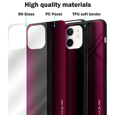 iPhone 12 MINI Skal Fodral Case (Rosa)