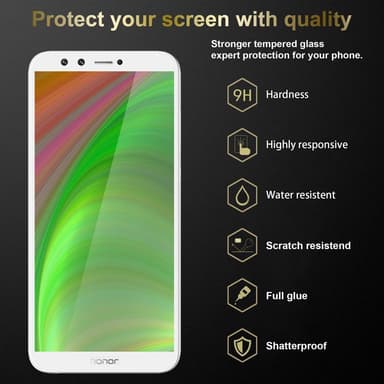 Honor 9 LITE 3x Skyddsglas Skyddsfilm Skärmskydd