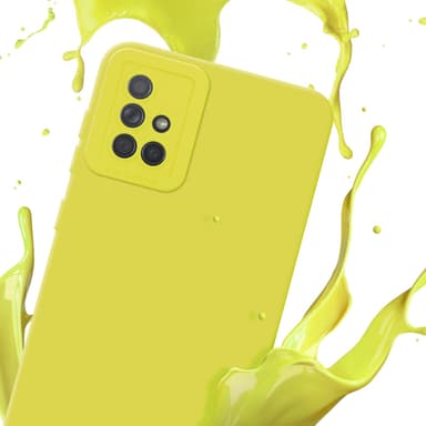 Samsung Galaxy A71 4G Skal Fodral Case (Gul)