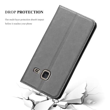 Samsung Galaxy J1 MINI Skal Fodral Case (Grå)